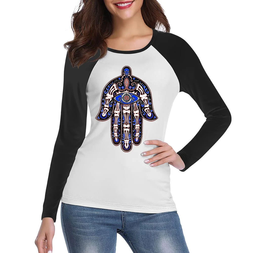 melvins hand gigposter american rock band Women Ladies Long Sleeve T-Shirt