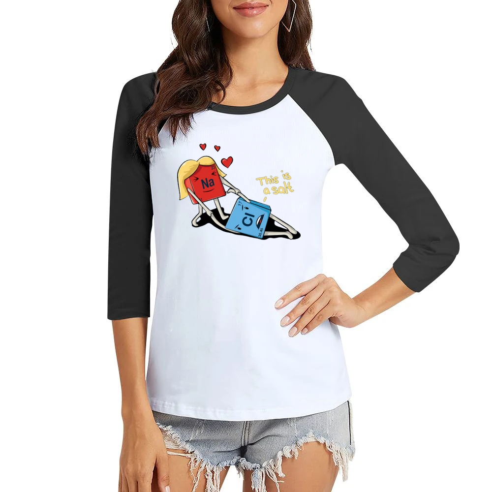 nacl Women Ladies 3-4 Sleeve T-Shirt