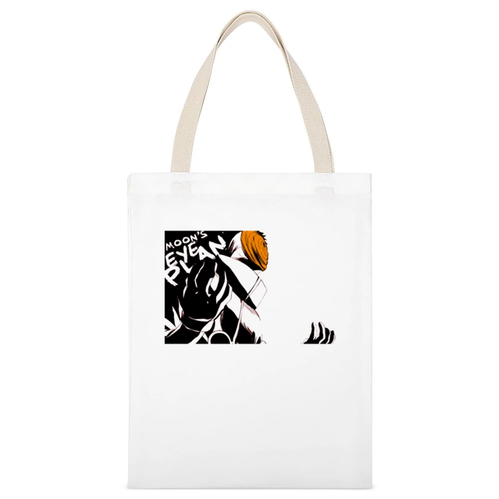 naruto shippuden akatsuki tobi uchiha madara - moon eye plan White Canvas Tote Shopping Bag