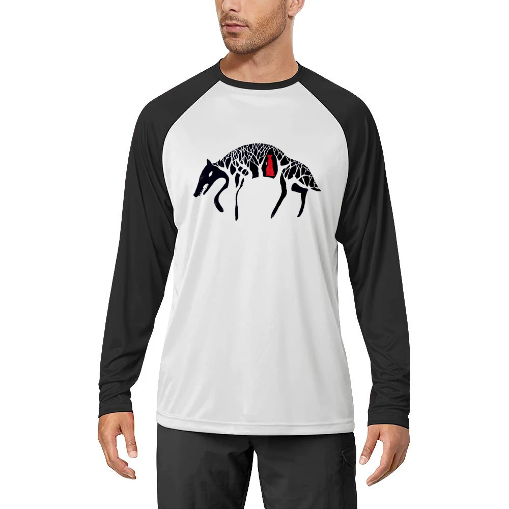 red riding hood the wolf Men Long Sleeve T-Shirt