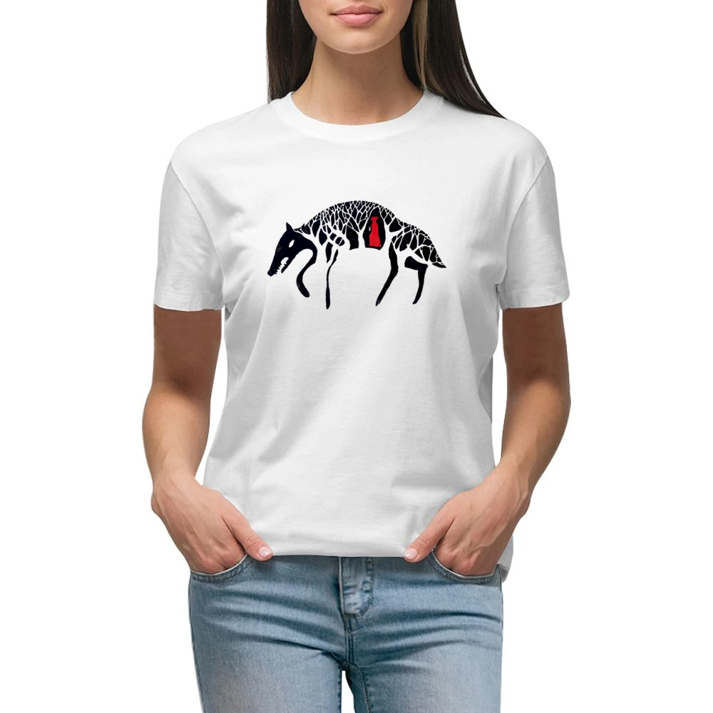 red riding hood the wolf Premium Women Ladies T-shirt