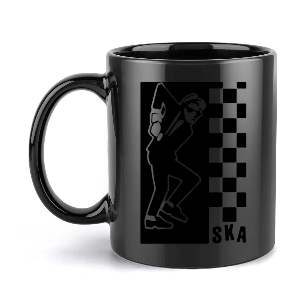 ska dance music Black Mug