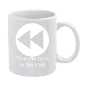 take me back to player music button White Mug