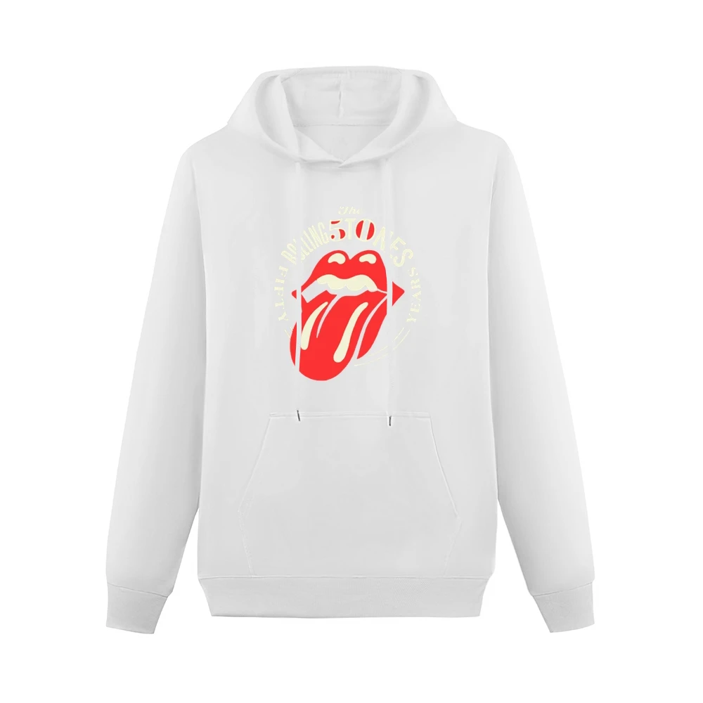 the fifty years rolling stones rock band Men Hoodie With Pocket