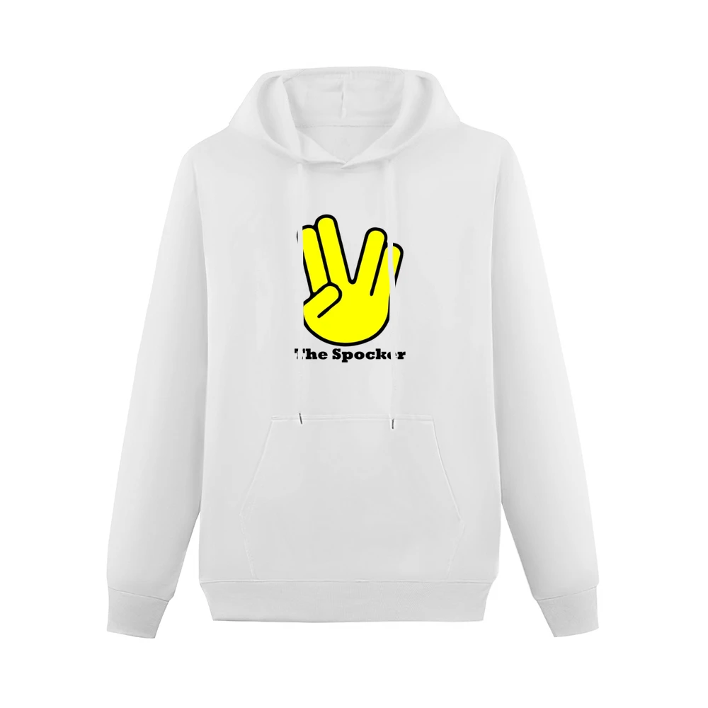 the spocker - spock vulcan hand sign star trek movies Men Hoodie With Pocket