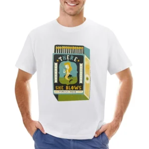 there she blows Asian Size Men T-Shirt