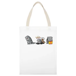 three phase of matter White Canvas Tote Shopping Bag