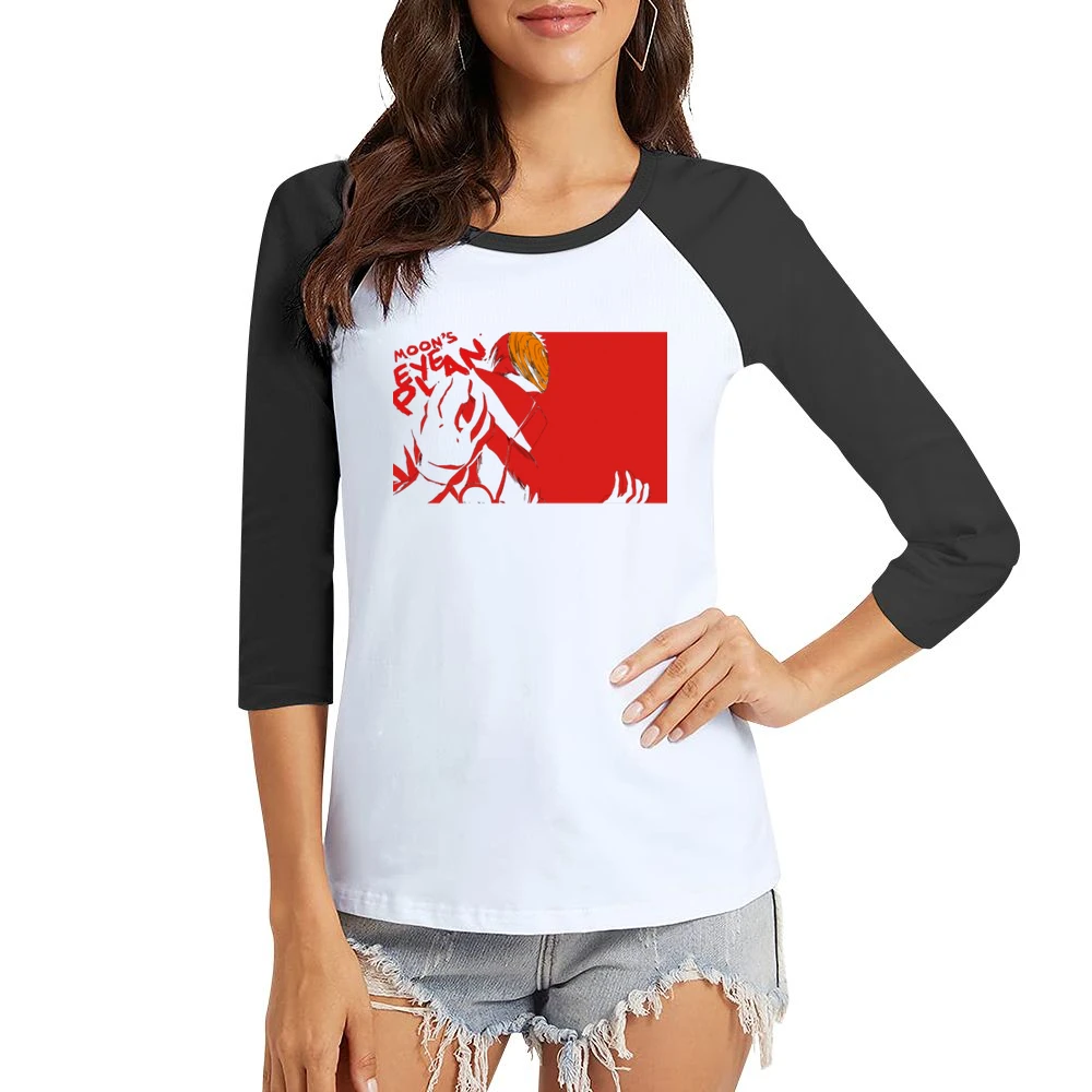 tobi akatsuki naruto ninja shinobi Women Ladies 3-4 Sleeve T-Shirt