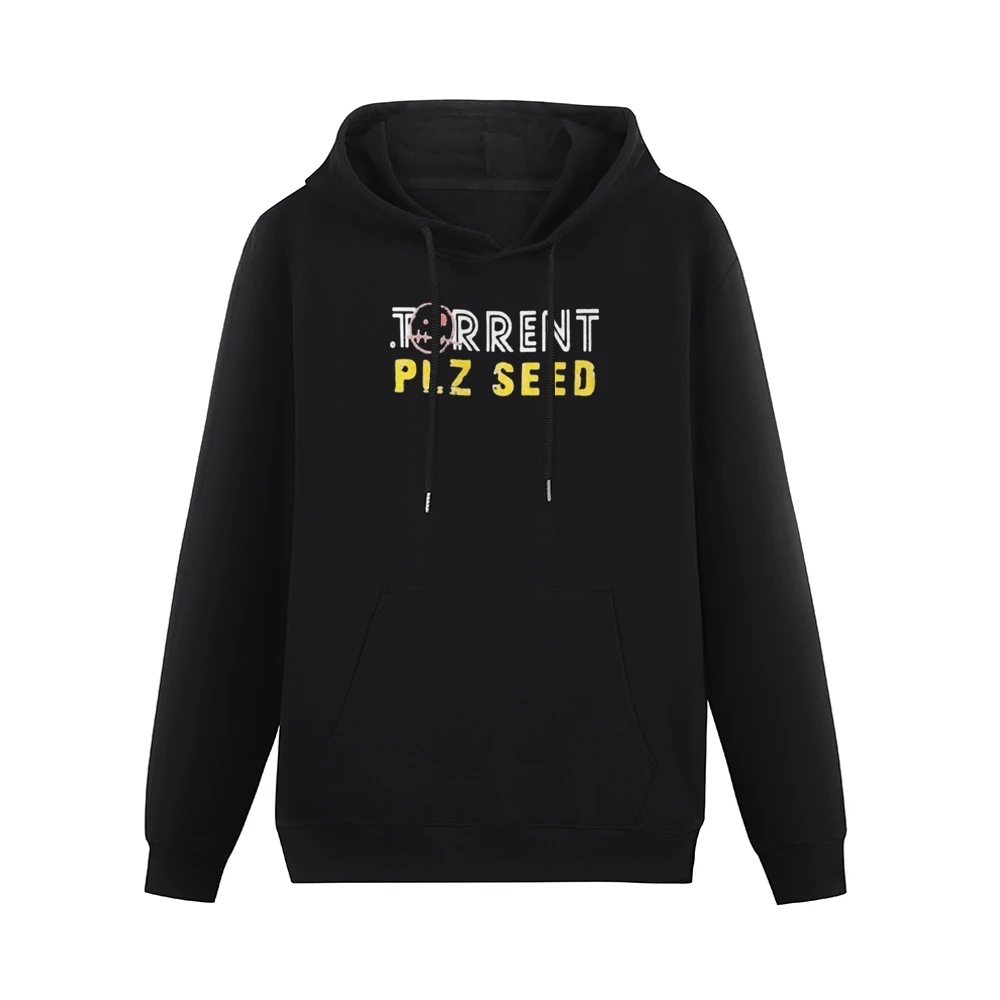torrent plz seed - internet download connection Men Hoodie With Pocket