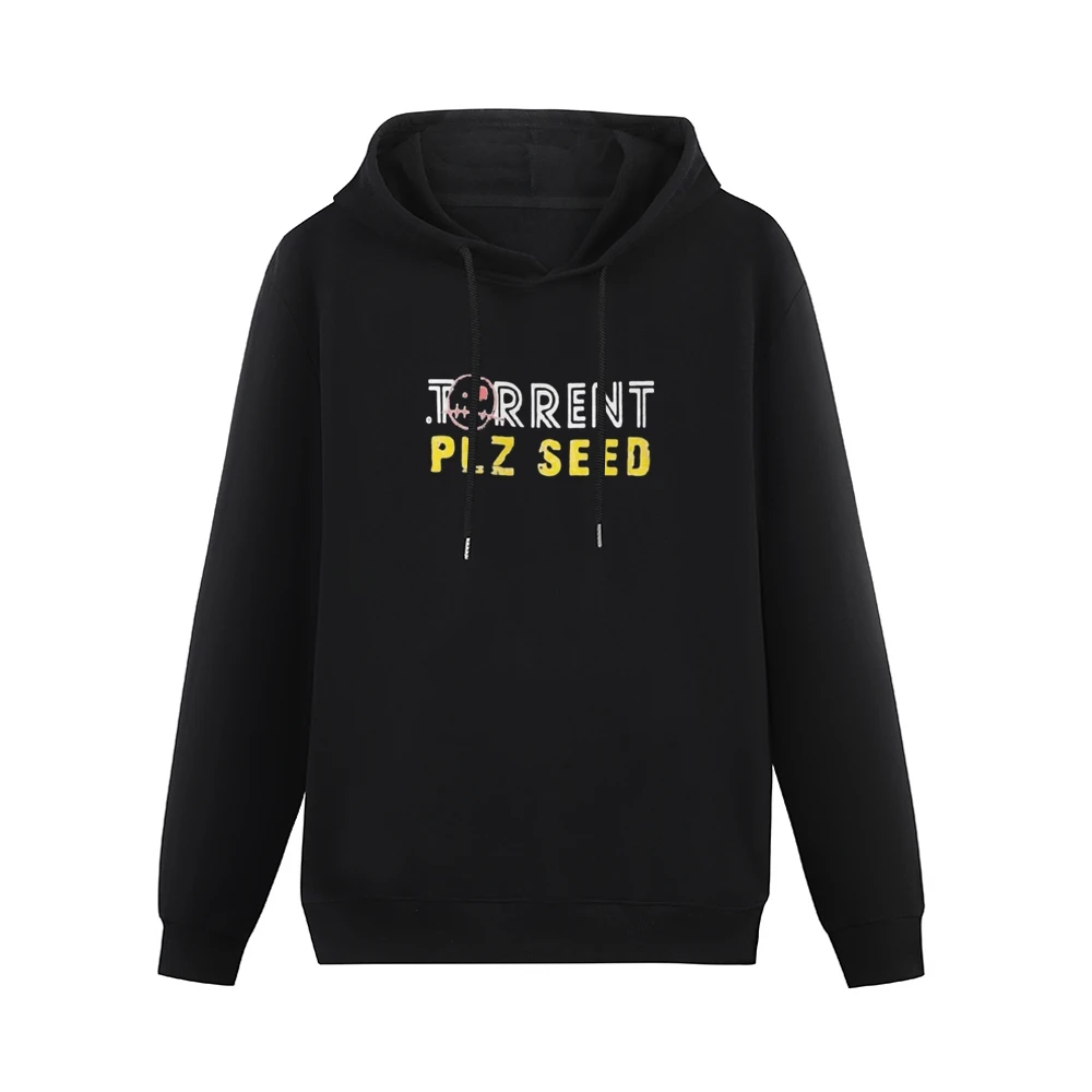 torrent plz seed - internet download connection Men Hoodie Without Pocket
