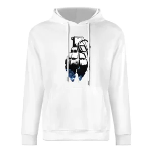 touching the moon grenade European Size Men Hoodie