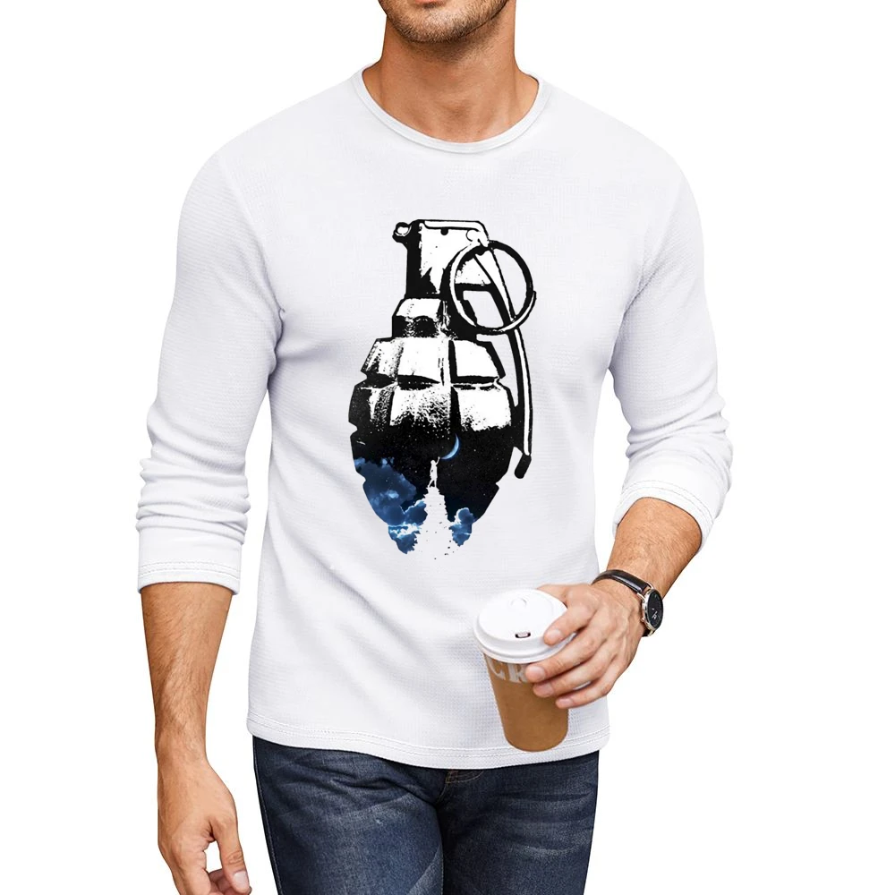 touching the moon grenade Men CrewNeck Long Sleeve T-Shirt