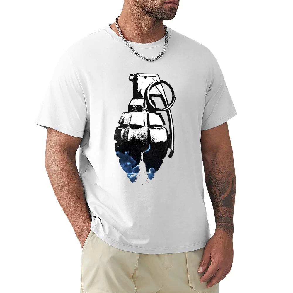 touching the moon grenade Premium Men T-shirt