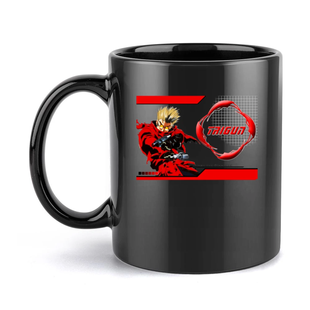 trigun vash the stampede revolver Black Mug