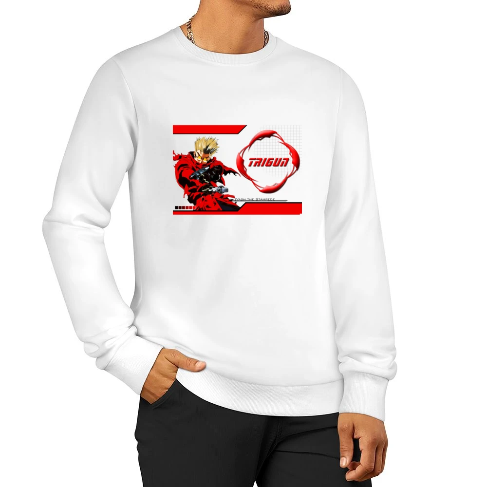 trigun vash the stampede revolver Men Pullover Sweatshirt