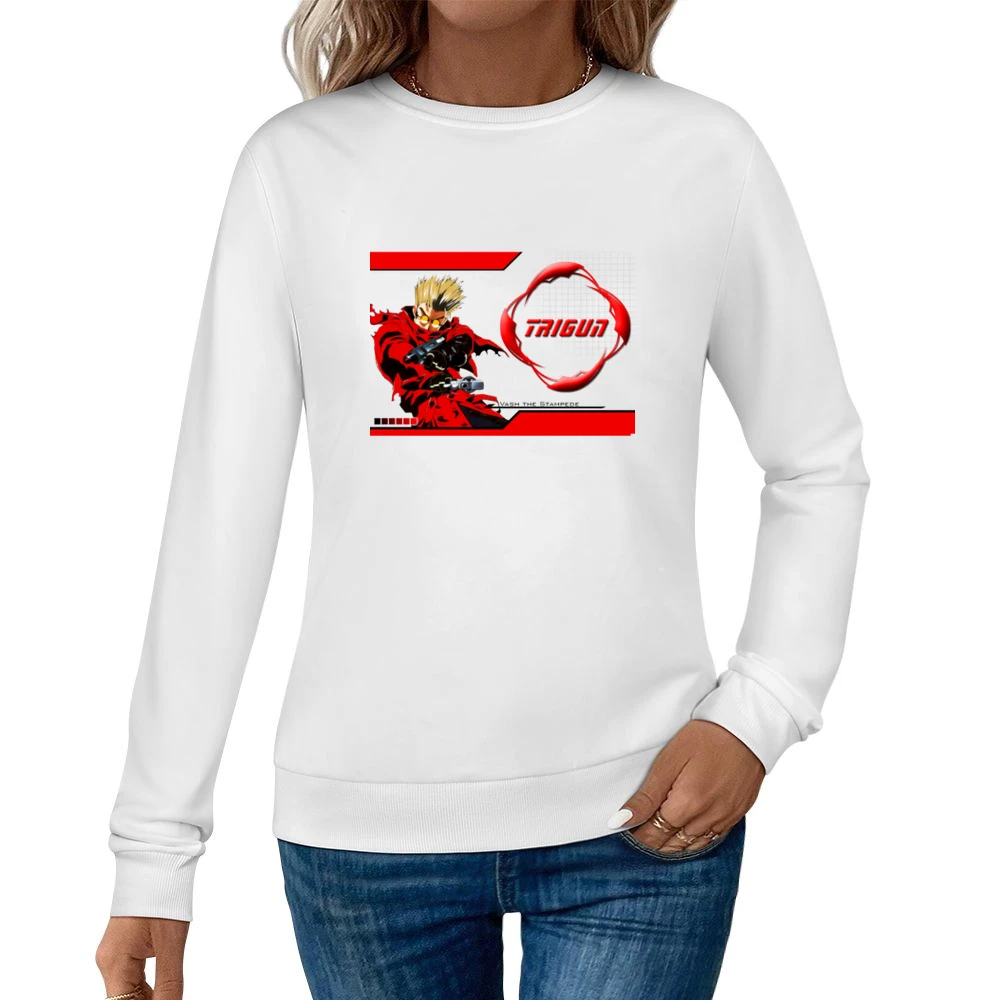 trigun vash the stampede revolver Women Pullover Sweatshirt