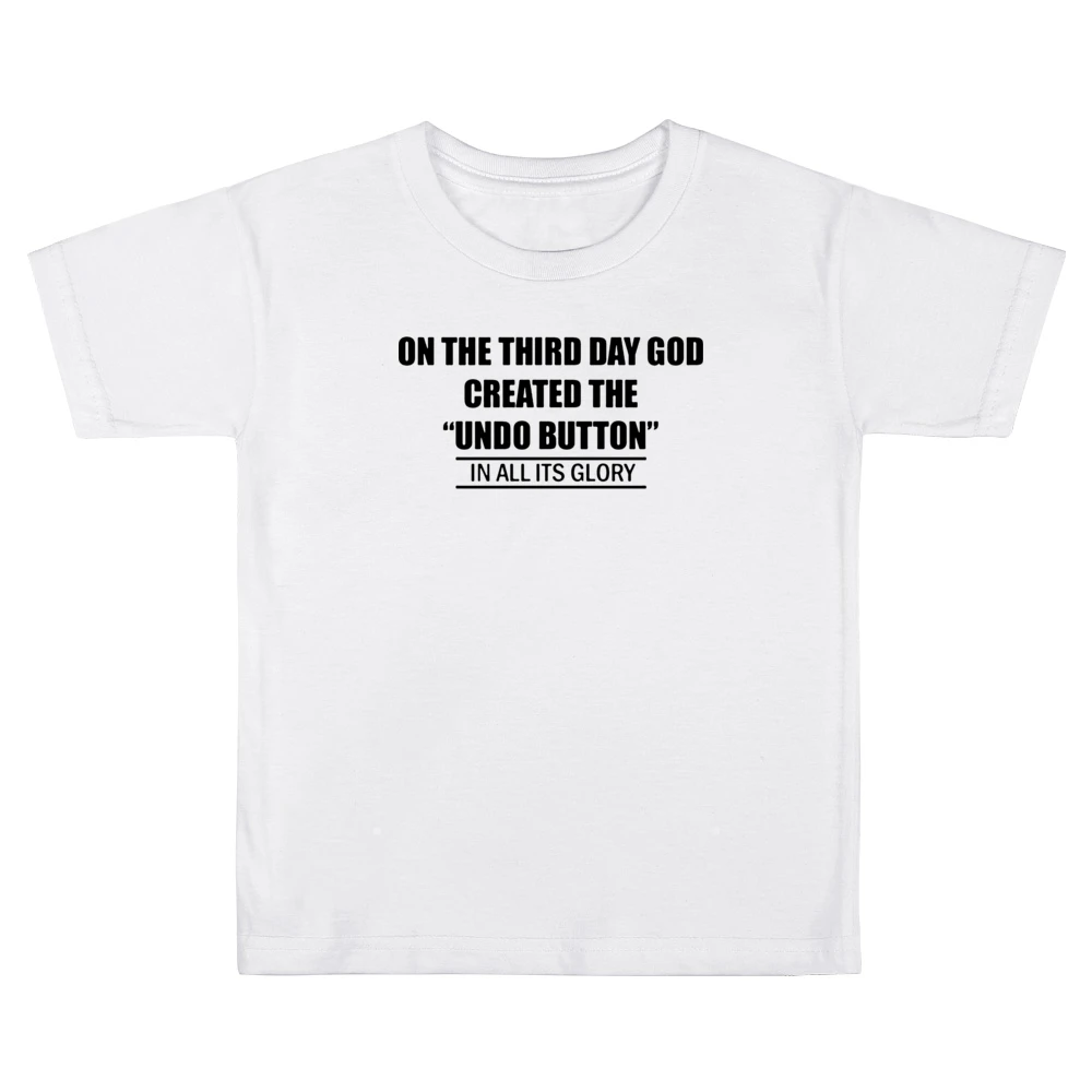 undo button Kids Boys Girls T-Shirt