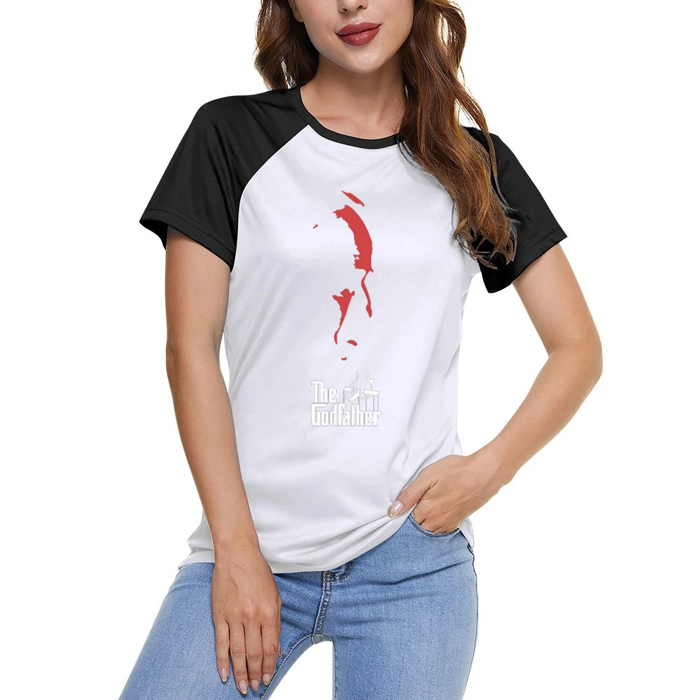 vito Don Corleone the God Father Movie triogy Mario Puzo and Coppola M Women Ladies Short Sleeve T-Shirt