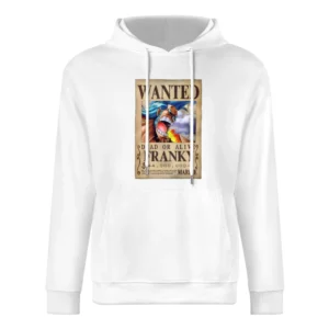 water seven cyborg franky wanted poster straw hat pirates member crew European Size Men Hoodie