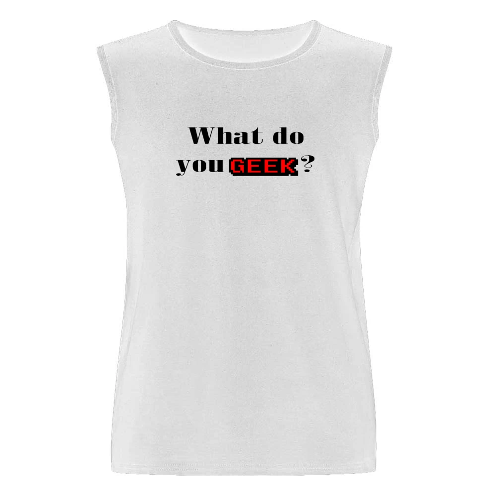 what do you geek ? Men Sleeveless T-Shirt