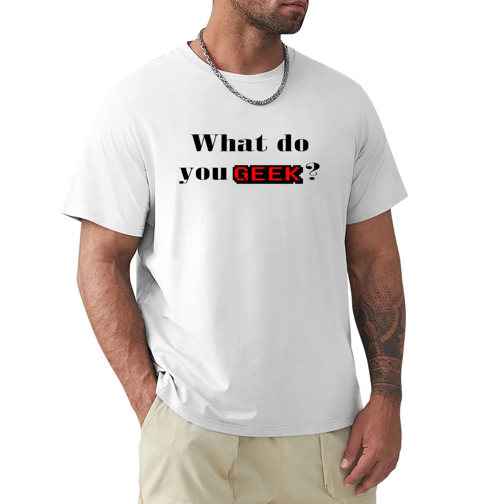 what do you geek ? Premium Men T-shirt