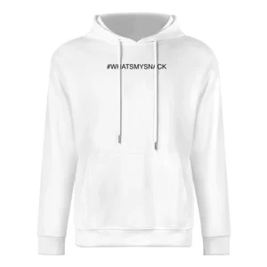 whatsmysnack Chris Pratt Instagram Hashtag Funny Trending Black Text T European Size Men Hoodie