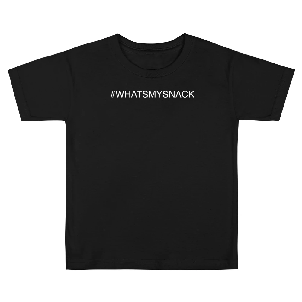 whatsmysnack Chris Pratt Instagram Hashtag Funny Trending Kids Boys Girls T-Shirt