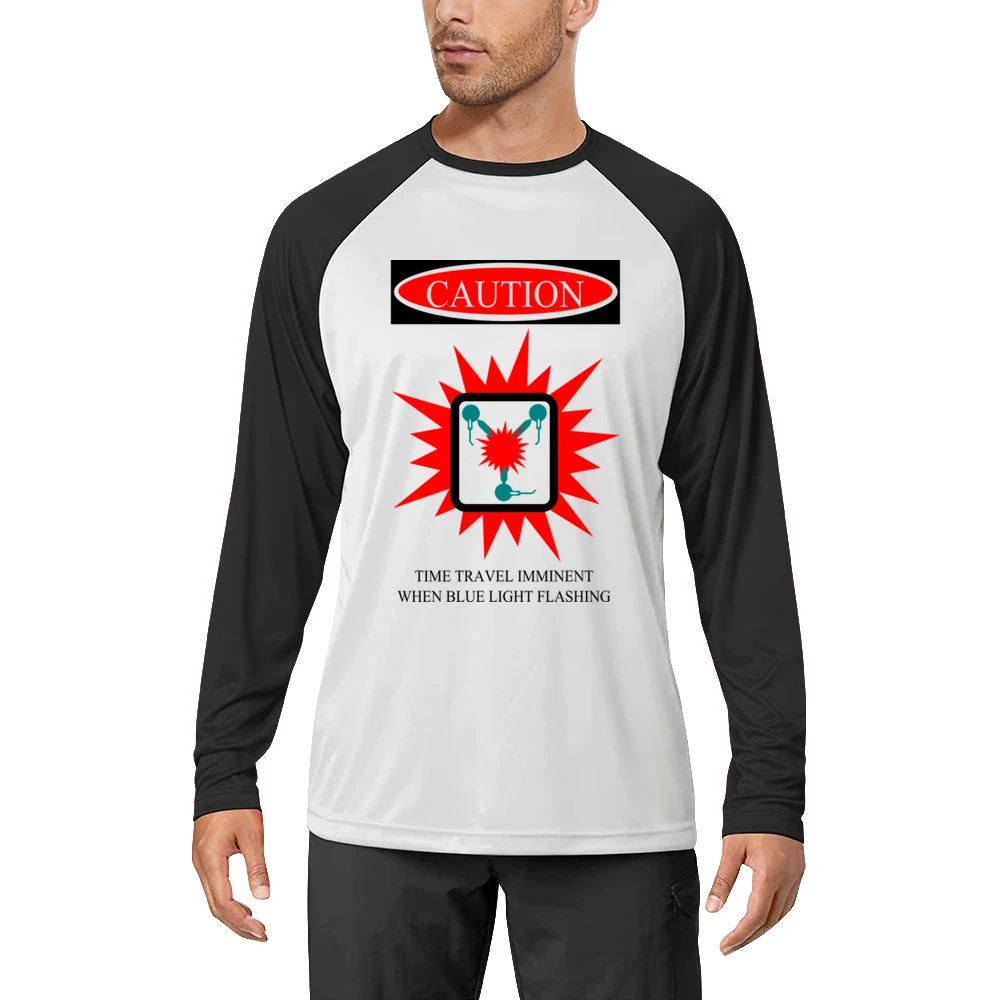 when blue light flashing Men Long Sleeve T-Shirt