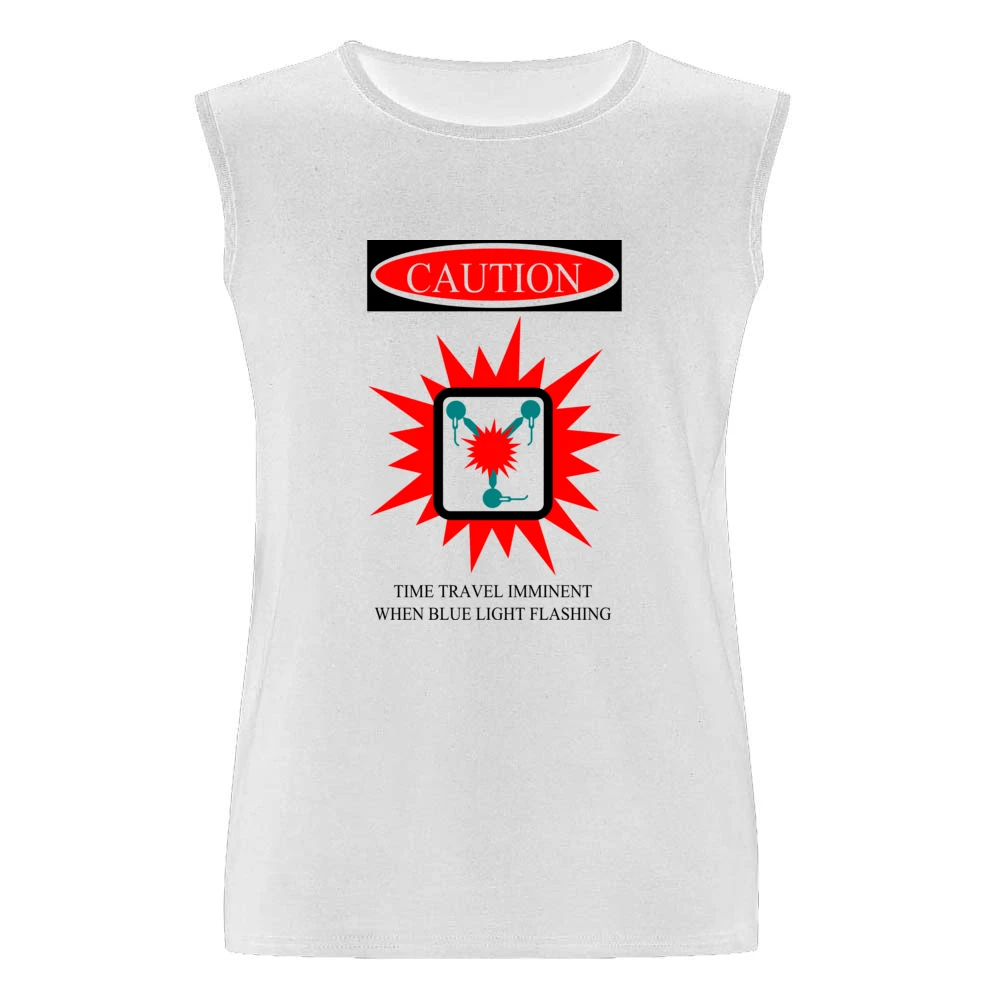 when blue light flashing Men Sleeveless T-Shirt