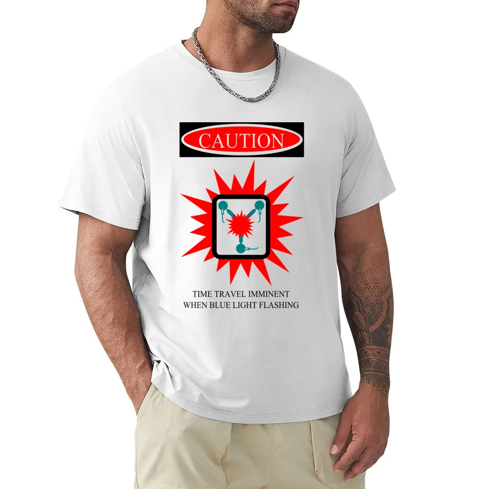when blue light flashing Premium Men T-shirt