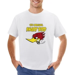 wild Woody woodpecker the original angry bird funny Asian Size Men T-Shirt